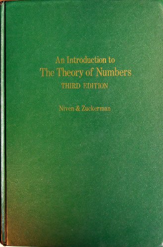 9780471641544: Introduction to the Theory of Numbers