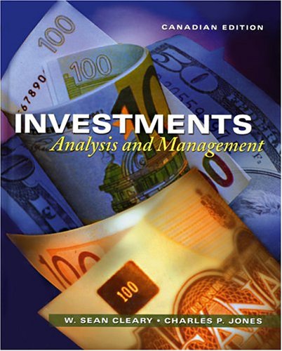 Beispielbild fr Investments : Analysis and Management zum Verkauf von Better World Books