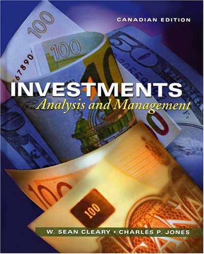 Imagen de archivo de Investments : Analysis and Management a la venta por Better World Books Ltd
