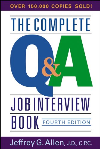 9780471651253: The Complete Q&A Job Interview Book, 4th Edition