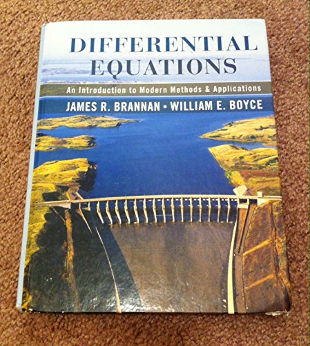 Imagen de archivo de Differential Equations: An Introduction to Modern Methods and Applications a la venta por Nealsbooks