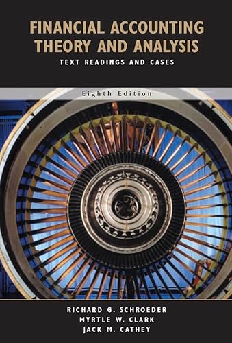 Beispielbild fr Financial Accounting Theory and Analysis: Text Readings and Cases, Eighth Edition zum Verkauf von HPB-Red