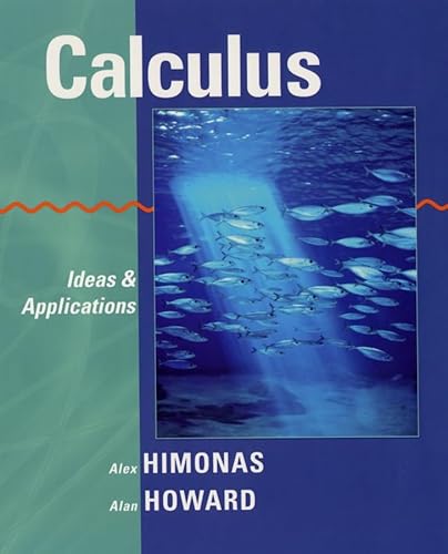 Calculus: Ideas and Applications, Brief Version, Textbook and Student Solutions Manual (9780471654827) by Alex Himonas; Alan Howard