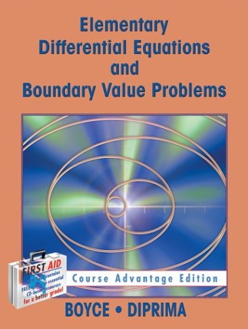 Elementary Differential Equations with Boundary Value Problems / Course Advantage Edition with Student Solutions Manual Set, 7th Edition (9780471654988) by Boyce, William E.