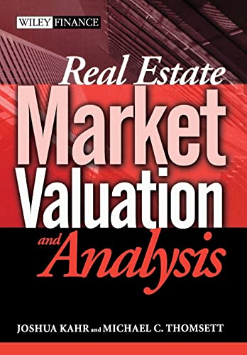 Stock image for Real Estate Market Valuation and Analysis for sale by Blackwell's