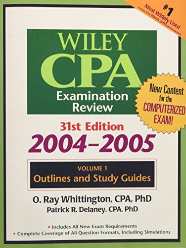 9780471656289: Wiley CPA Examination Review, Outlines and Study Guides