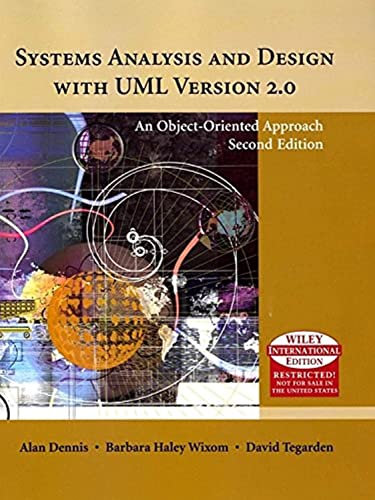 9780471659204: Systems Analysis and Design with UML - International edition