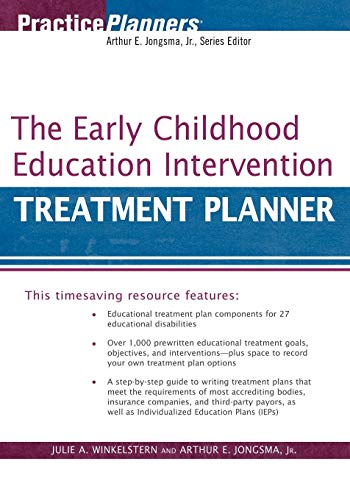 Stock image for The Early Childhood Education Intervention Treatment Planner for sale by Better World Books