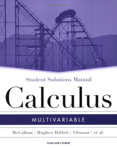 9780471659983: Calculus Multivariable