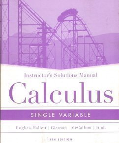 Stock image for Calculus, Instructor's Solutions Manual: Single Variable for sale by ThriftBooks-Atlanta