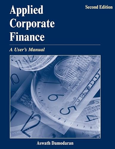 Beispielbild fr Applied Corporate Finance : A User's Manual zum Verkauf von Better World Books