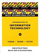 Beispielbild fr Introduction to Information Technology zum Verkauf von Cambridge Rare Books