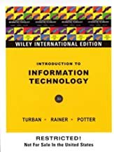 Stock image for Introduction to Information Technology for sale by Cambridge Rare Books