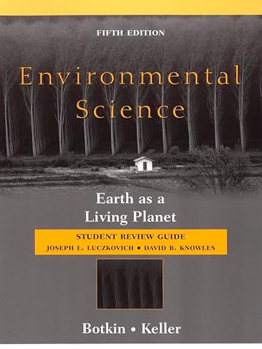 Stock image for Environmental Science, Student Review Guide: Earth as a Living Planet for sale by Books Unplugged
