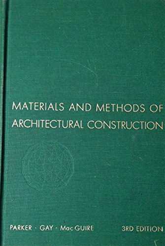 Beispielbild fr Materials & Methods of Architectural Construction zum Verkauf von Once Upon A Time Books