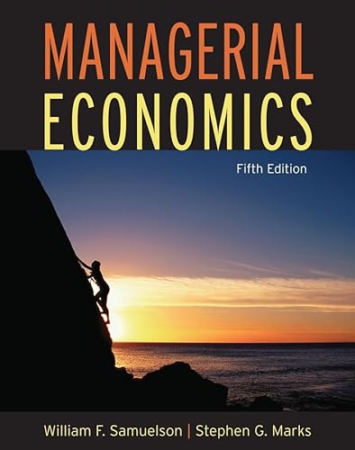 Beispielbild fr Managerial Economics zum Verkauf von Ammareal