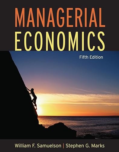 Imagen de archivo de Managerial Economics a la venta por BookHolders