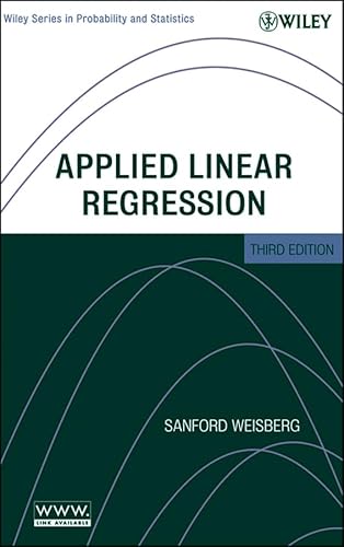 Applied Linear Regression (9780471663799) by Weisberg, Sanford