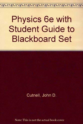 9780471665588: Physics 6e with Student Guide to Blackboard Set