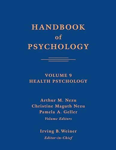 Imagen de archivo de Handbook of Psychology, Health Psychology (Volume 9) a la venta por Phatpocket Limited