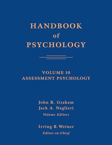 Stock image for Handbook of Psychology, Assessment Psychology (Volume 10) for sale by HPB-Red