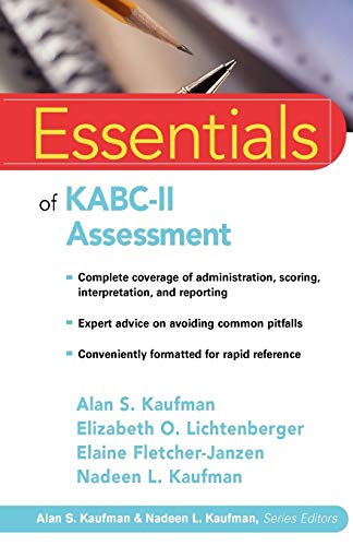 KABC-II Essentials (9780471667339) by S. Kaufman, Alan