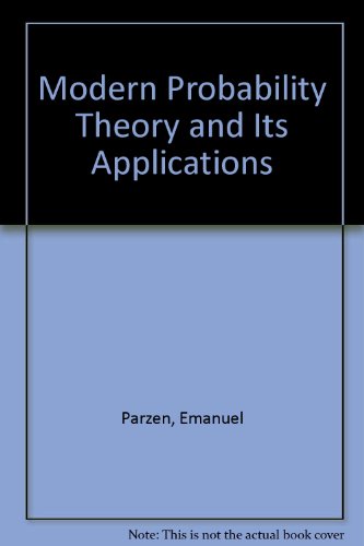 9780471668305: Parzen Modern Probability Theory and I