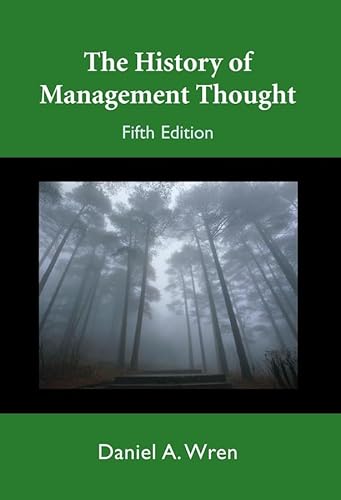 Stock image for History of Management Thought 5e for sale by WorldofBooks