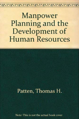 Stock image for Manpower Planning and the Development of Human Resources for sale by Ground Zero Books, Ltd.