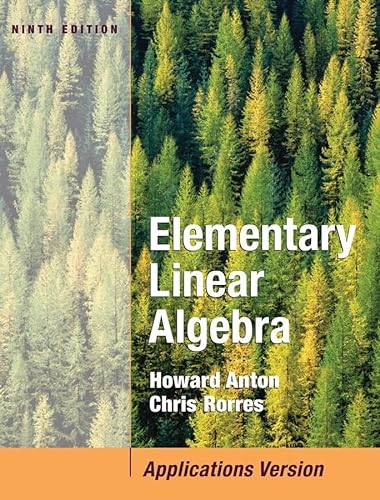 9780471669593: Elementary Linear Algebra: Applications Version