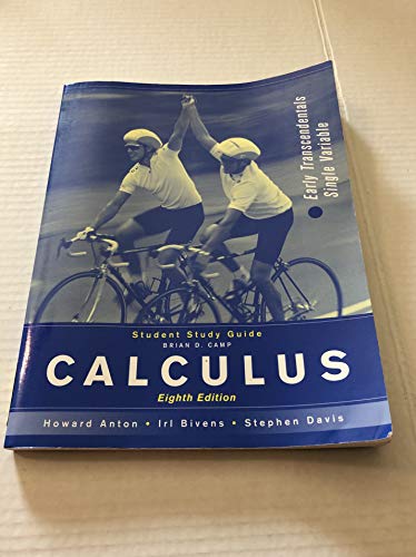 Beispielbild fr Calculus, Student Study Guide Et Sv: Early Transcendentals Combined zum Verkauf von ThriftBooks-Dallas