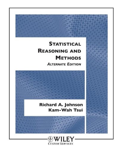 Stock image for Statistical Reasoning and Methods, Alternate Edition for sale by Discover Books