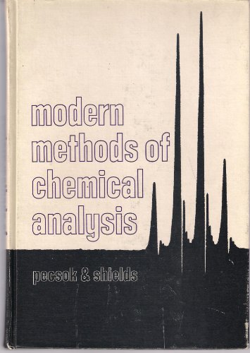 9780471676607: Modern Methods of Chemical Analysis