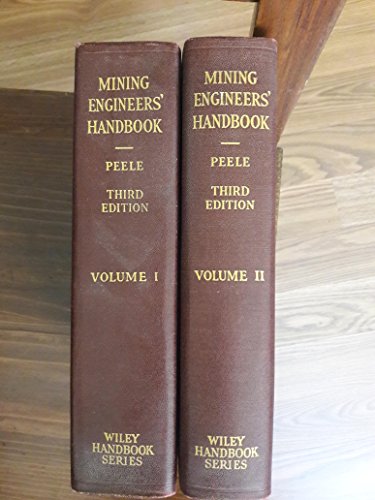 Imagen de archivo de Mining Engineers' Handbook Third Edition Volume II (2) only a la venta por Robert Fulgham, Bookseller