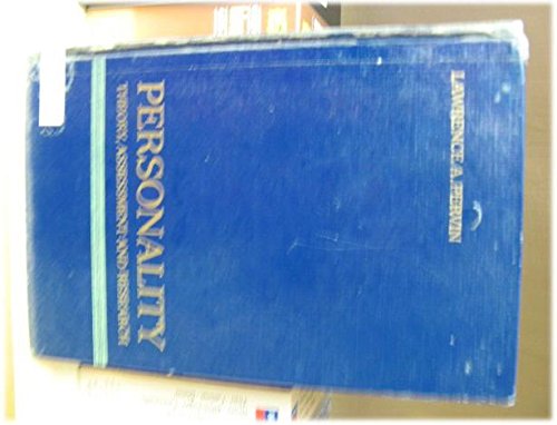 Stock image for Personality: Theory, Assessment, and Research for sale by HPB-Red