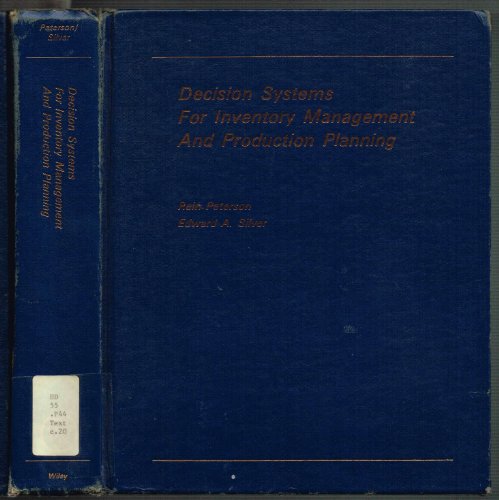 Imagen de archivo de Decision Systems for Inventory Management and Production Planning a la venta por Better World Books