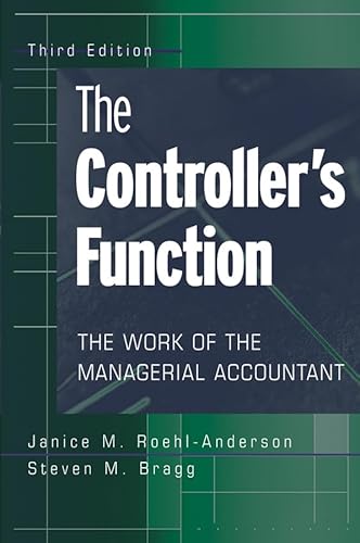 Imagen de archivo de The Controller's Function : The Work of the Managerial Accountant a la venta por Better World Books: West