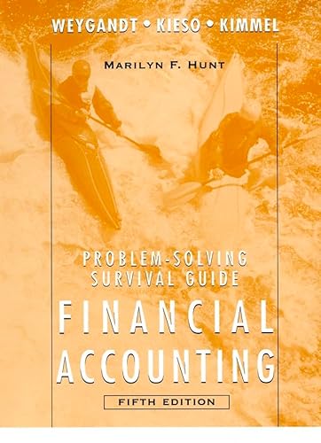 Imagen de archivo de Problem Solving Survival Guide to accompany Financial Accounting with Annual Report a la venta por SecondSale
