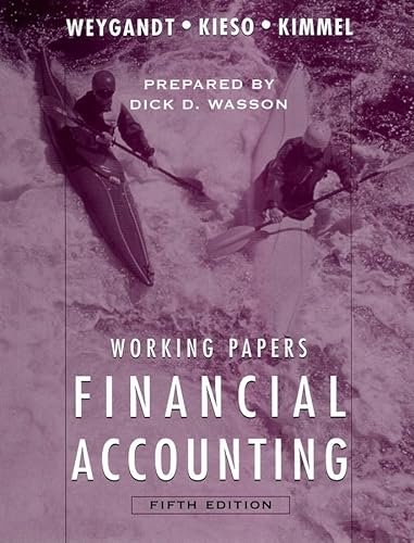 9780471684138: Financial Accounting: Working Papers