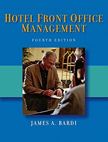 Stock image for Hotel Front Office Management for sale by Better World Books