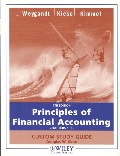 Imagen de archivo de Wcsstudy Guide Chapters 1-19 for Principles of Financial Accounting 7th Edition a la venta por Better World Books