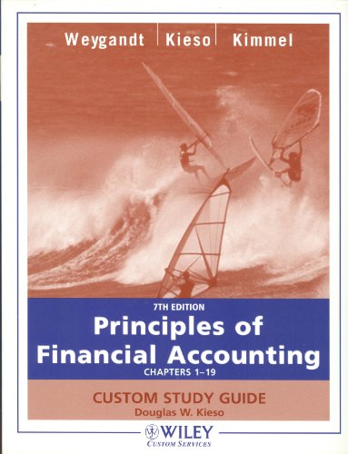 Stock image for Wcsstudy Guide Chapters 1-19 for Principles of Financial Accounting 7th Edition for sale by Better World Books