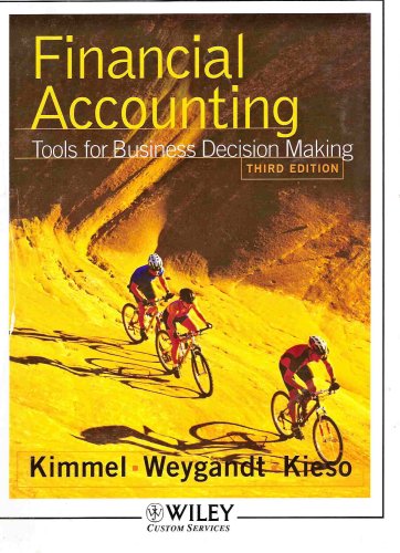 Stock image for Financial Accounting: Tools for Business Decision Making Third Edition for sale by Cronus Books