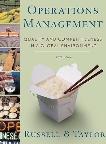 Imagen de archivo de Operations Management : Quality and Competitiveness in a Global Environment a la venta por Better World Books