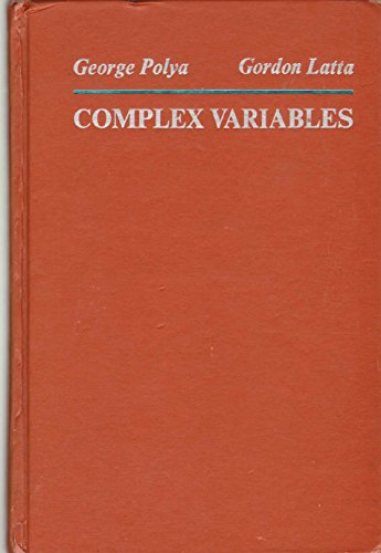 Complex variables (9780471693307) by PoÌlya, George