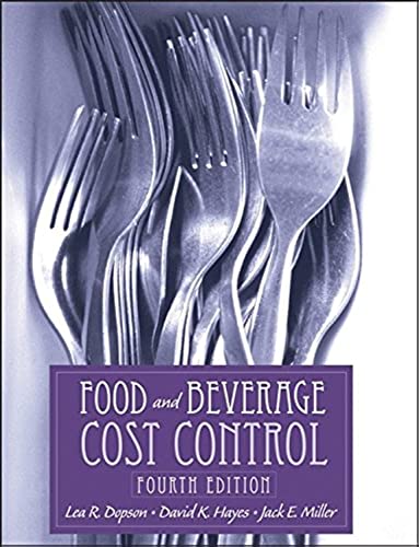 Beispielbild fr Food and Beverage Cost Control zum Verkauf von Better World Books