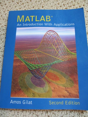 9780471694205: Matlab: An Introduction With Applications
