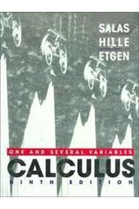 One & Several Variable 9th Edition with Student Solutions Manual and Student Survey Set (9780471694298) by Salas, Saturnino L.