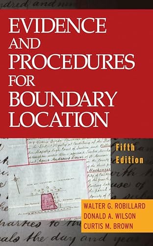 Beispielbild fr Evidence and Procedures for Boundary Location zum Verkauf von Goodwill Books