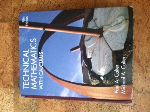 9780471695929: Technical Mathematics with Calculus
